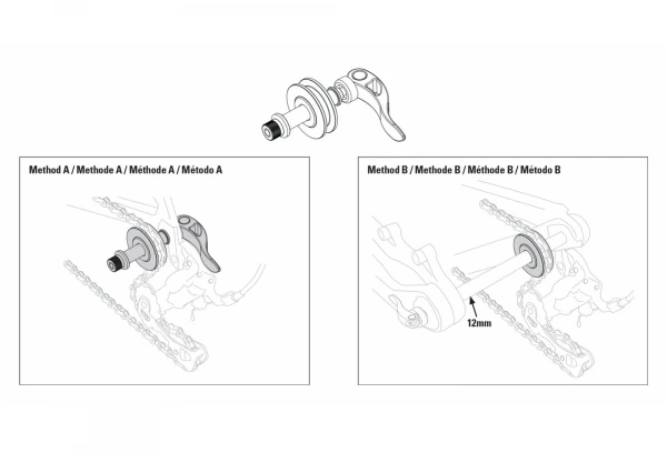 Repose Chaîne Park Tool DH-1 (Compatible Axe Traversant 12 Mm) 6 Repose Chaîne Park Tool DH-1 (Compatible Axe Traversant 12 Mm) – Image 4