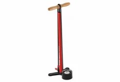 Pompe à Pied LEZYNE Steel Floor Drive 3''5 Rouge