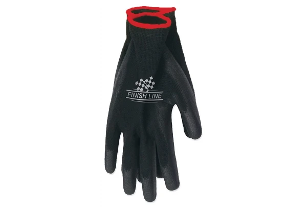 Paire De Gants D'Atelier Finish Line Mechanic Grip Noir 3 Paire De Gants D'Atelier Finish Line Mechanic Grip Noir