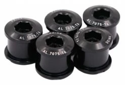 Pride Racing Vis De Cheminées Pride Vortex Aluminium 6.5 Mm Noir