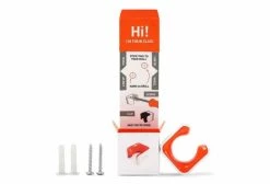 Support Vélo Mural Hornit Clug S Roadie (23-32mm / 1-1.25'') Blanc / Orange -Entretien Réparation Route Soldes unnamed file 2480