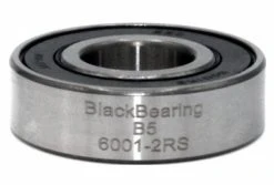 Roulement Black Bearing 6001-2RS 12 X 28 X 8 Mm