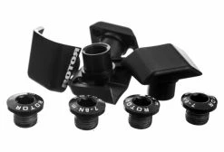 Kit Visserie ROTOR Pour Pédalier Shimano Dura-Ace FC-9000 Noir