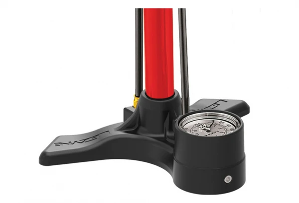 Pompe à Pied Lezyne Macro Floor Drive Rouge 4 Pompe à Pied Lezyne Macro Floor Drive Rouge – Image 2