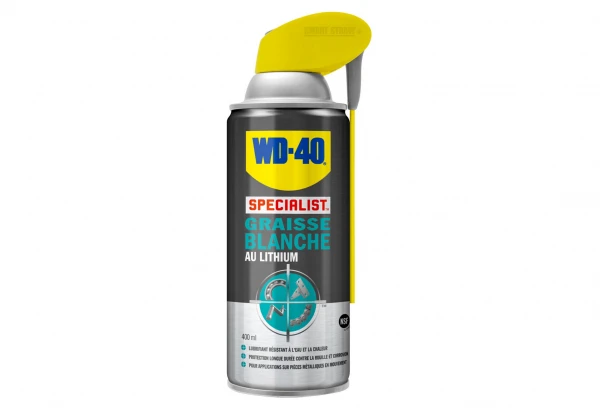WD 40 Graisse Blanche WD-40 Au Lithium 400ml 3 WD 40 Graisse Blanche WD-40 Au Lithium 400ml