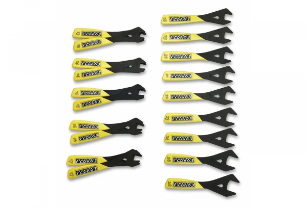 Jeu De Clés à Cônes Pedro's Cone Wrench Set (19 Pièces) 3 Jeu De Clés à Cônes Pedro's Cone Wrench Set (19 Pièces)