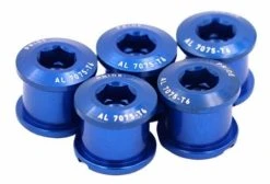 Pride Racing Vis De Cheminées Pride Vortex Aluminium 6.5 Mm Bleu