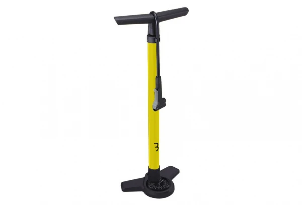 Pompe à Pied BBB AirBoost 2.0 (Max 160 Psi / 11 Bar) Jaune 3 Pompe à Pied BBB AirBoost 2.0 (Max 160 Psi / 11 Bar) Jaune