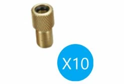 Boite De 10 Adaptateurs De Valve XLC PU-X14 Schräder (Pompe) Vers Dunlop (Valve)