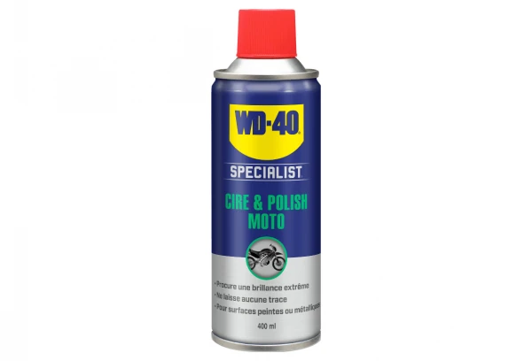 WD 40 Spray Lustrant/Polish WD-40 Specialist Cire & Polish Moto 400 Ml 3 WD 40 Spray Lustrant/Polish WD-40 Specialist Cire & Polish Moto 400 Ml