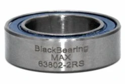 Roulement Black Bearing 63802 2RS Max 15 X 24 X 7 Mm