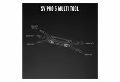 Multi Outils Lezyne SV Pro 5 Argent -Entretien Réparation Route Soldes unnamed file 4129