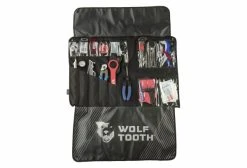 Trousse à Outils Wolf Tooth Travel Tool Wrap Noir -Entretien Réparation Route Soldes unnamed file 4309