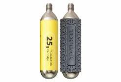 Cartouche De CO2 Topeak 25g Threated (2 Pieces W/ 1 Cover)
