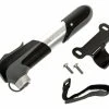 NEATT Minipompe à Main 7'' (Max 80 Psi/5 Bar) Noir/Argent