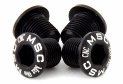 MSC Kit 4 Vis Plateaux Alu 7075T6 Noir